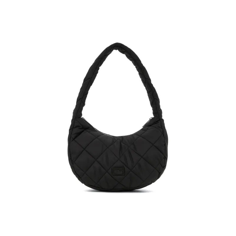 MLB New York Yankees Polyester Cloud Bag Mom Bag Shoulder Bag Hobo Bag Handbag Women's Black-2