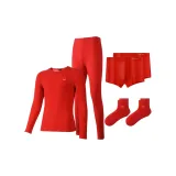 Cashmere Protein Clothing Sets+2 Pack Underpants+2 Pack Socks