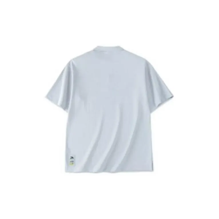 Smileyworld X ANTA Polo Shirts Unisex White Mist Gray-1