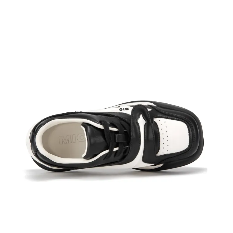 MIO Mio Low-Top Casual Shoes Women's Black White-4