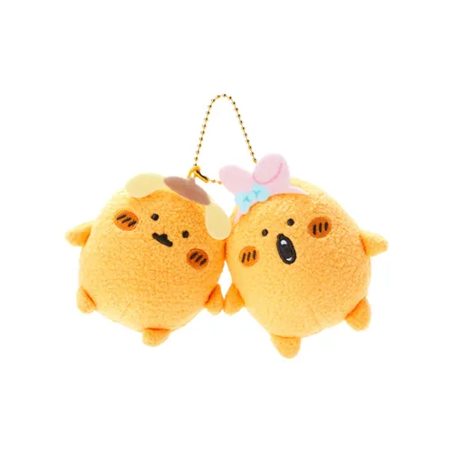 Sanrio Melodi Pompompurin Nagano Friends Collaboration, Doudou Dolls Plush Pendant 8cm High