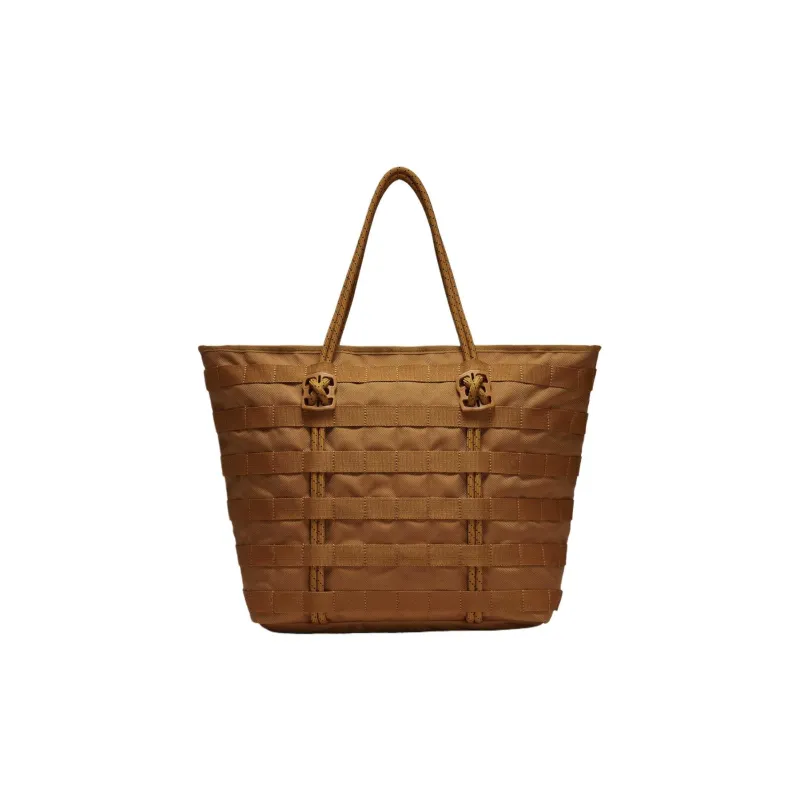 Nike Polyester Tote Bag, Shopping Bag, Shoulder Bag, Handbag Regular Women's Brown-2
