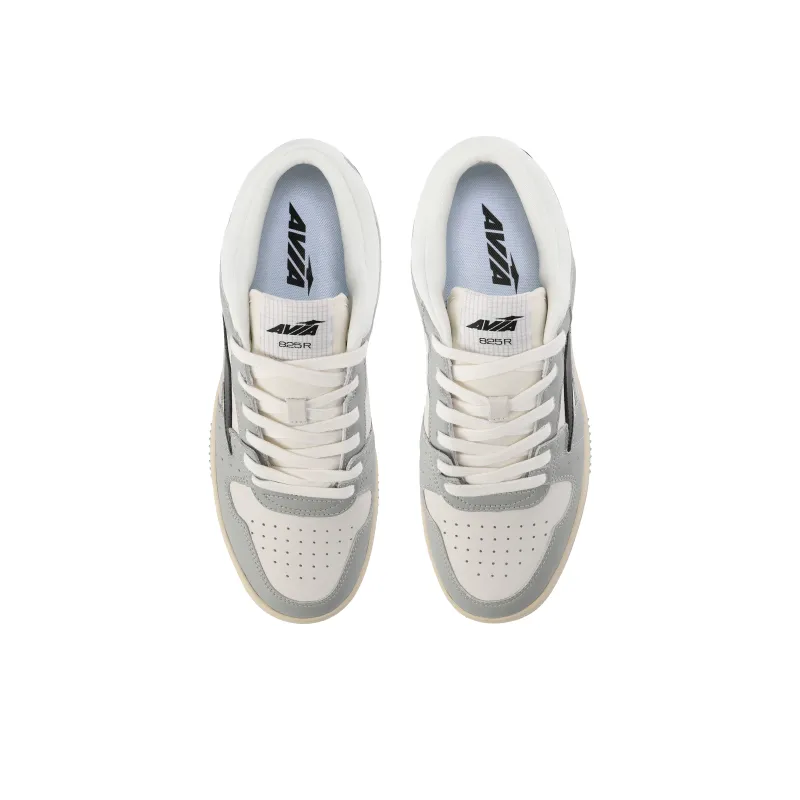 AVIA 825R Series Anti Slip Wear Resistant Low Top Skateboard Shoes Men's White Gray-4