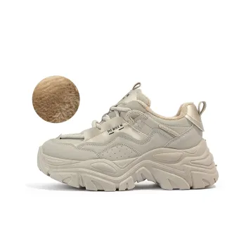 RENBEN Height Increasing Warmth Low Top Chunky Sneakers Women's