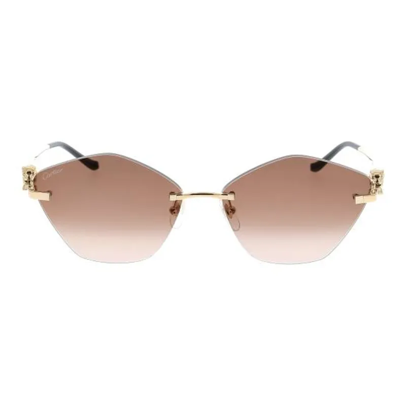 Cartier Panthère De Cartier Geometric frame Sunglasses-0