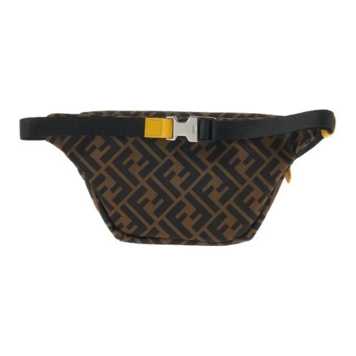 FENDI ROMA Nylon Crossbody Fanny Pack Kids' Multicolor-2