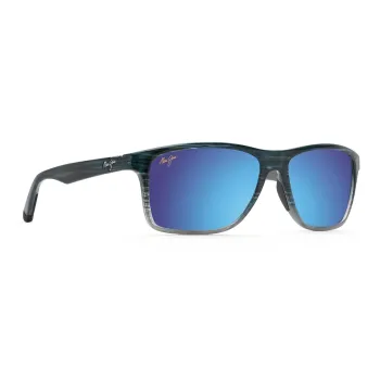 Maui Jim Nylon Square Sunglasses Men's Cyan