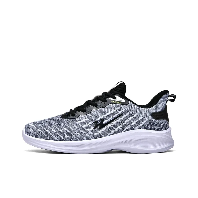 Binary Low Top Running Shoes Men's Gray-0
