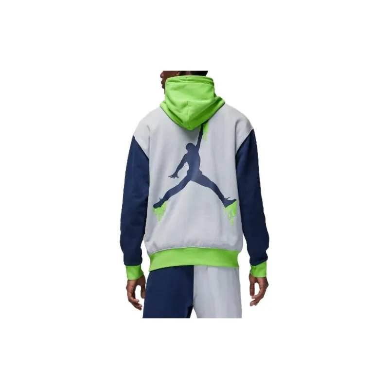 Jordan Flight Fleece Pullover Hoodie Sweatshirt Men's Multicolor-1