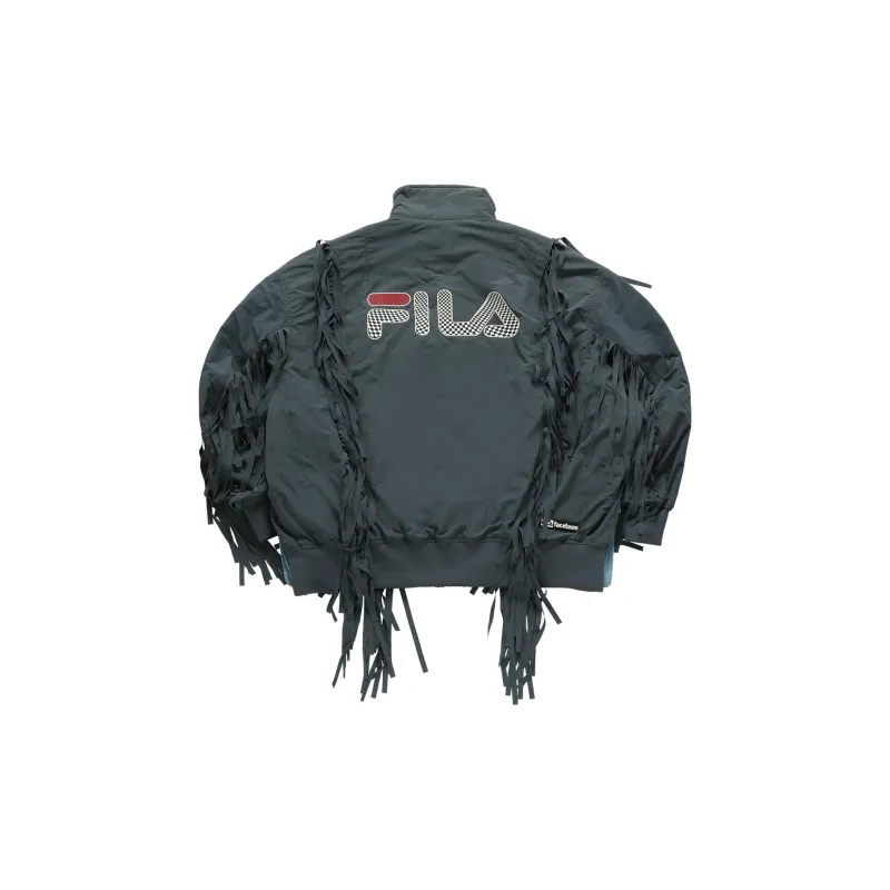 FILA FUSION x FACETASM Puffer Jacket Men's Jade Gray-1