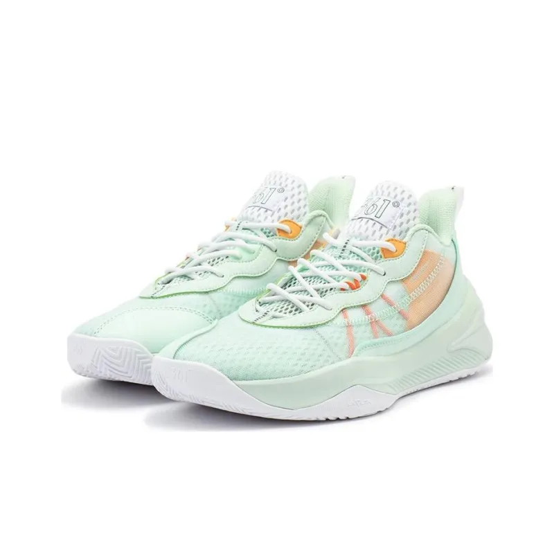 361° Quick Attack Low Top Basketball Shoes Men's Green-2