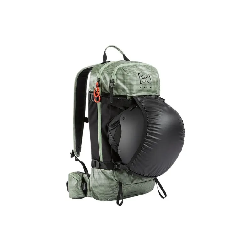 BURTON CORDURA Tear-Resistant Fabric Backpack Unisex Classic Black With Avocado Green Accents-1