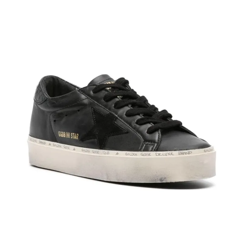 Golden Goose Hi Star Leather Sneakers-2