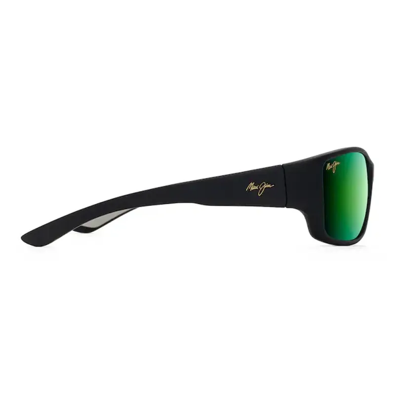 Maui Jim Injection Molded Nylon Irregular Shape Sunglasses Men's Black-2