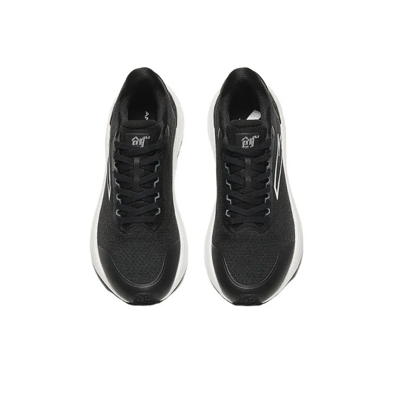 Anta Changan CS5 Generation Cushioning Wear Resistant Low Top Nitrogen Technology Running Shoes Unisex Black-2