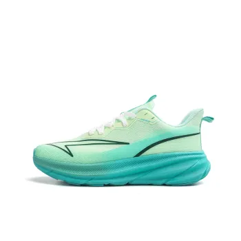MEIKE Anti Slip Wear Resistant Breathable Lightweight Rebound Low Top Casual Running Shoes Unisex Pea Green