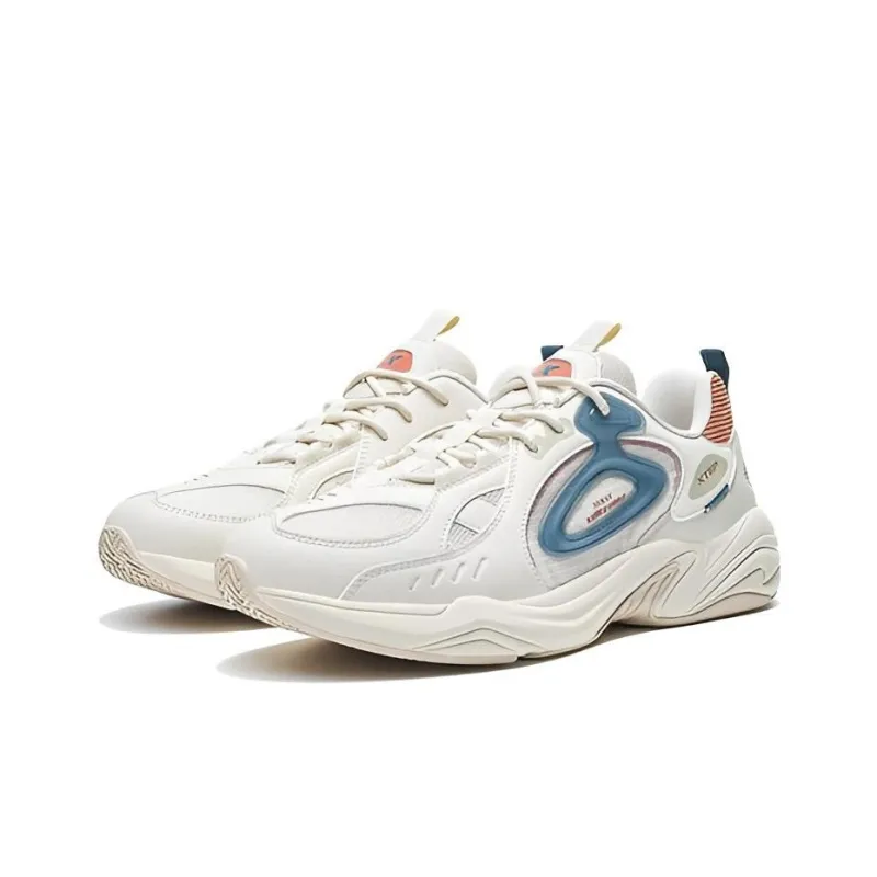 XTEP Low-Top Casual Shoes Men's Milk Tea White-2