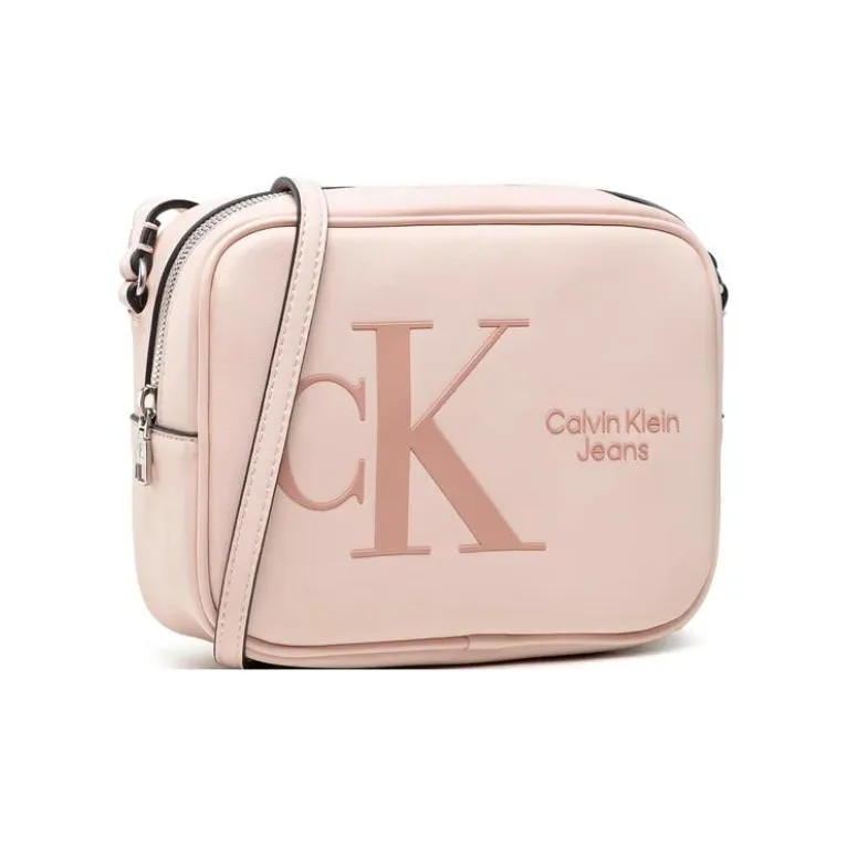 CALVIN KLEIN Polyurethane Crossbody Bag Shoulder Bag Women's Pink-1