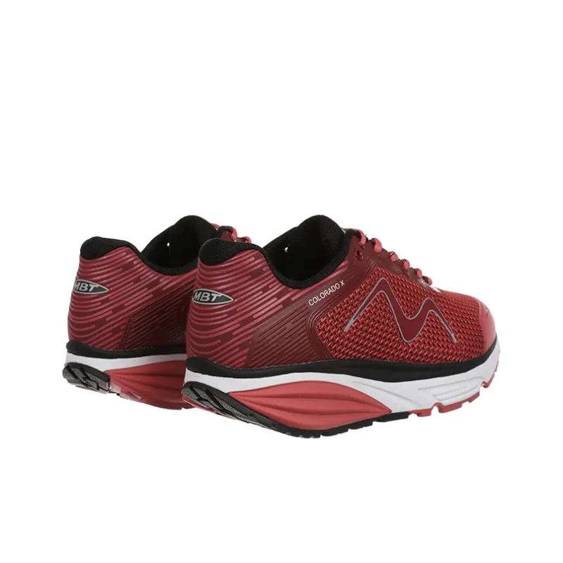 MBT Low Top Outdoor Shoes Women's Red-3