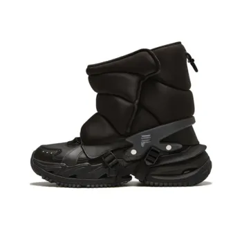 FILA FUSION ARMOUR BOOT Armor Shoes Slip Resistant High Top Casual Shoes Men's Black