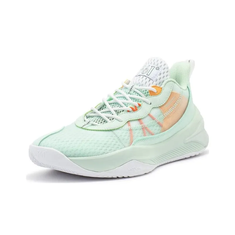 361° Quick Attack Low Top Basketball Shoes Men's Green-1