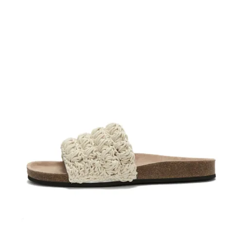JW Anderson Popcorn Leather Slides Women's