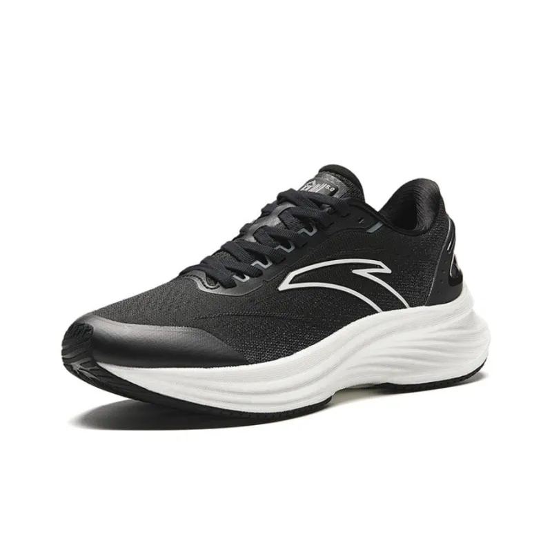 Anta Changan CS5 Generation Cushioning Wear Resistant Low Top Nitrogen Technology Running Shoes Unisex Black-1