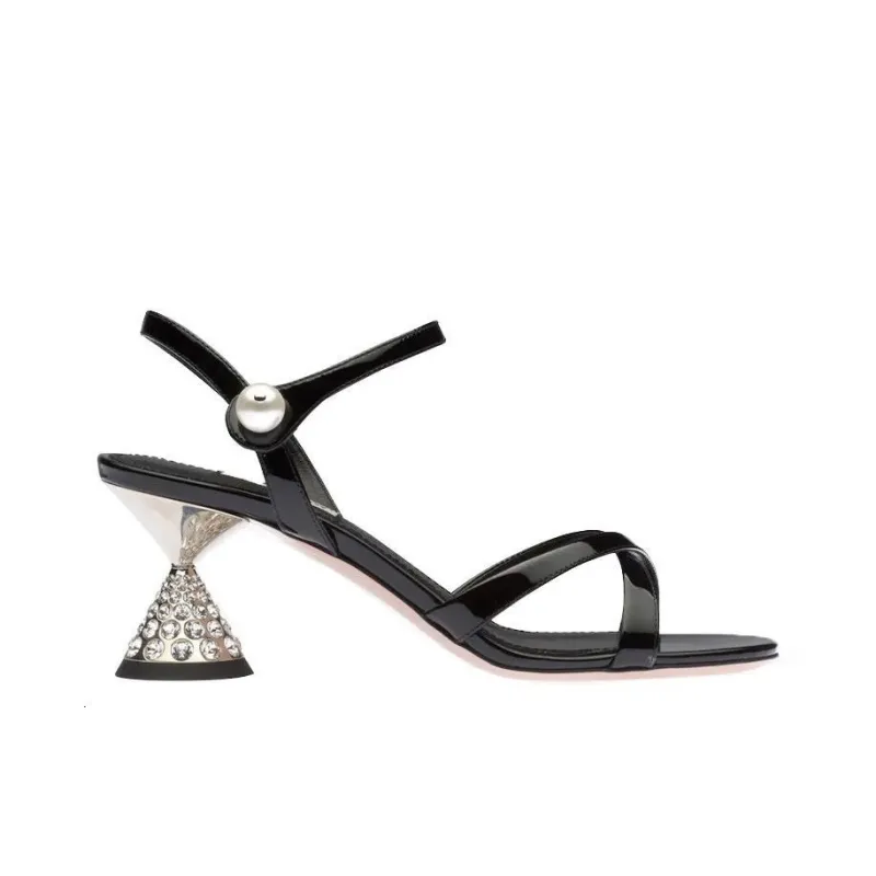 MIU MIU Strap Sandals Women's Black-1
