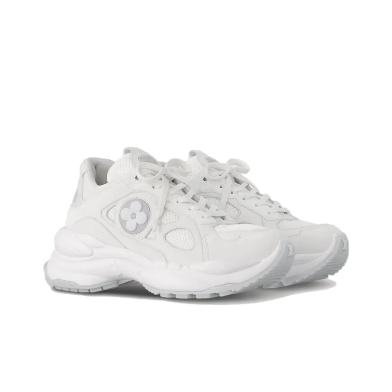 LOUIS VUITTON Run 55 Low Top Casual Shoes Women's White-1