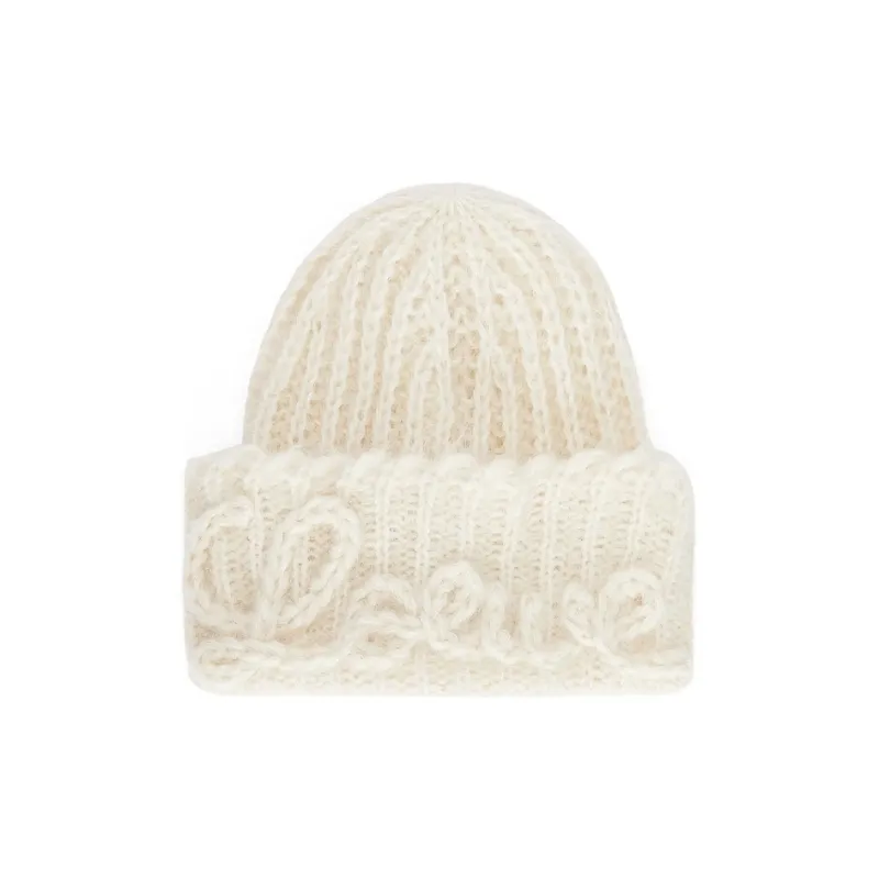 LOEWE Turn-Up Cuff Knitted Beanie-0