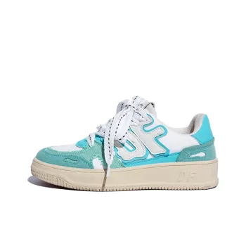 Dafu Leaps Forward Anti Slip Wear Resistant Low Top Skateboard Shoes Women's Green