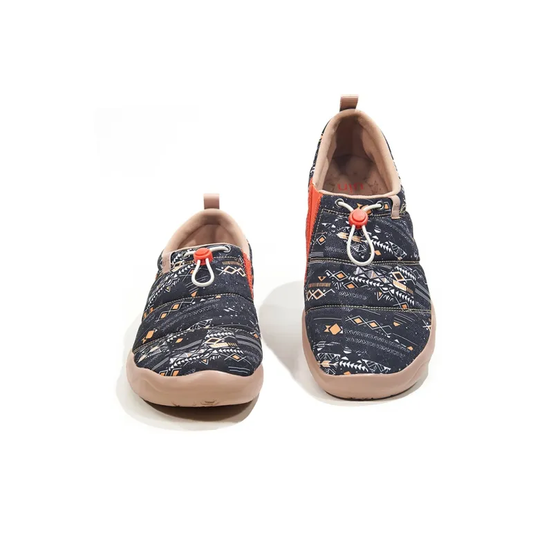 U.IN Painted Travel Shoe Toledo 1 Camping Collection Low Top Casual Shoes Men's-4