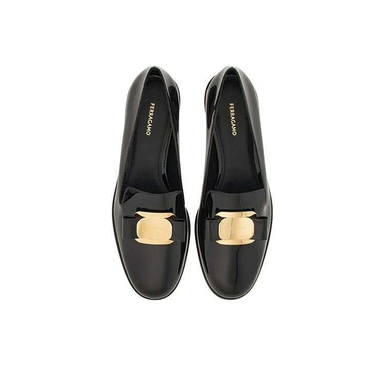 FERRAGAMO New Vara Leather Loafers-3