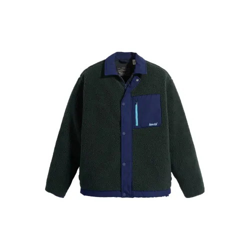 Levis Puffer Jackets Men Green