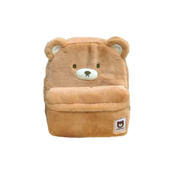 UNITE STAR Plush Backpack Regular Women's Camel/Beaver Pink/White Lamb/Khaki Lamb/Pink Lamb/Gray Lamb