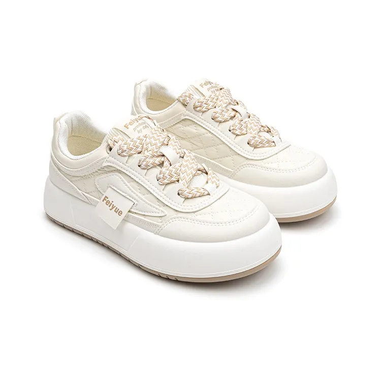 Dafu Leaps Forward Wear-Resistant Slip-Resistant Low-Top Platform Height Increasing Skateboard Shoes Women's Green-1