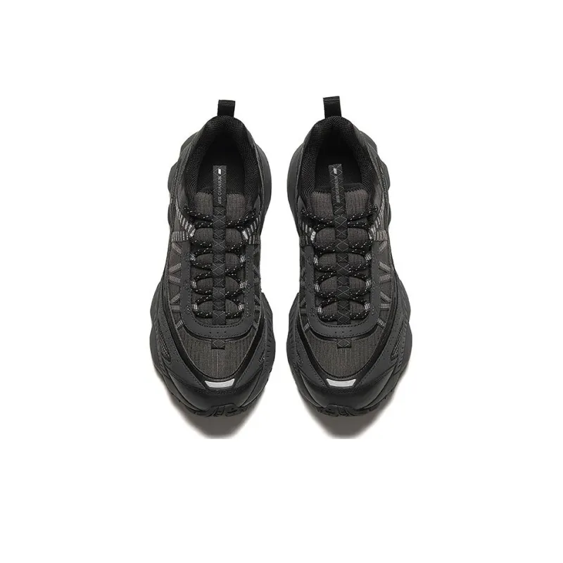 Anta Shock Absorbers With Slip Resistant Features Low Top LINING Cloud Casual Running Shoes Men's Black-2