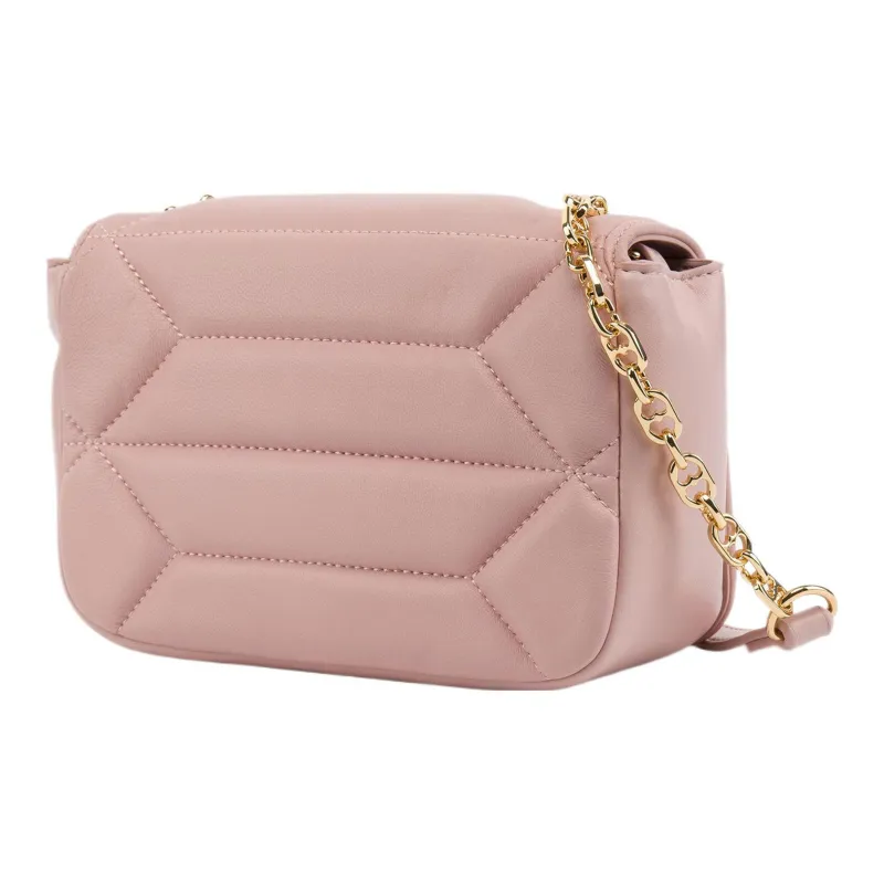LOVE MOSCHINO Patchwork Sheepskin Camera Bags Crossbody Bag Shoulder Bag Women's Pink-1