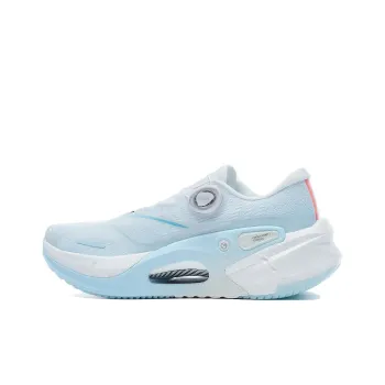LiNing Furious Rider 7.0 PRO V2 Anti Slip Wear Resistant Low Top Running Shoes Women's White Blue