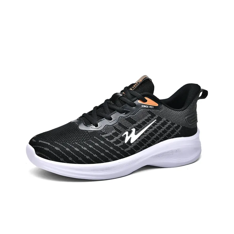 Binary Low Top Running Shoes Men's Black-1