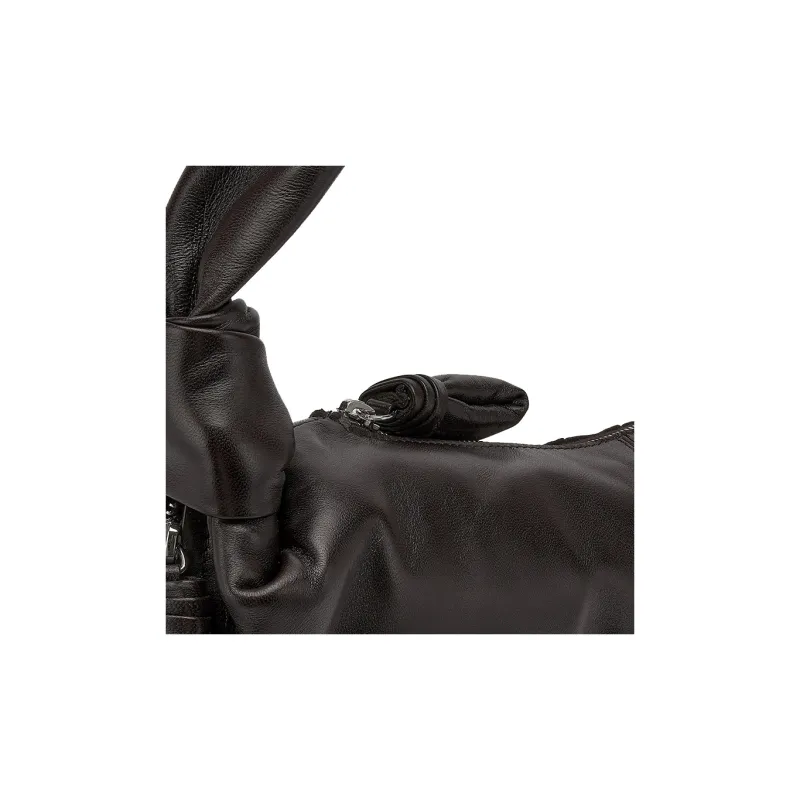 Lemaire Croissant Series Sheepskin Croissant Bag Goat Horn Bag Slogan Bag Handbag Shoulder Bag Large Size Unisex Coffee-6