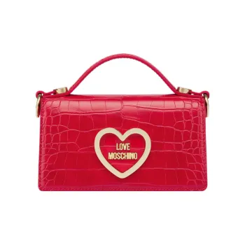 LOVE MOSCHINO Polyurethane One Shoulder Handbags Women's Red