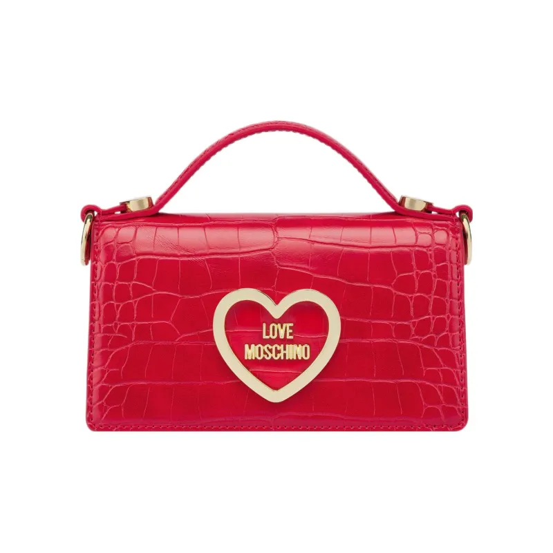 LOVE MOSCHINO Polyurethane One Shoulder Handbags Women's Red-0