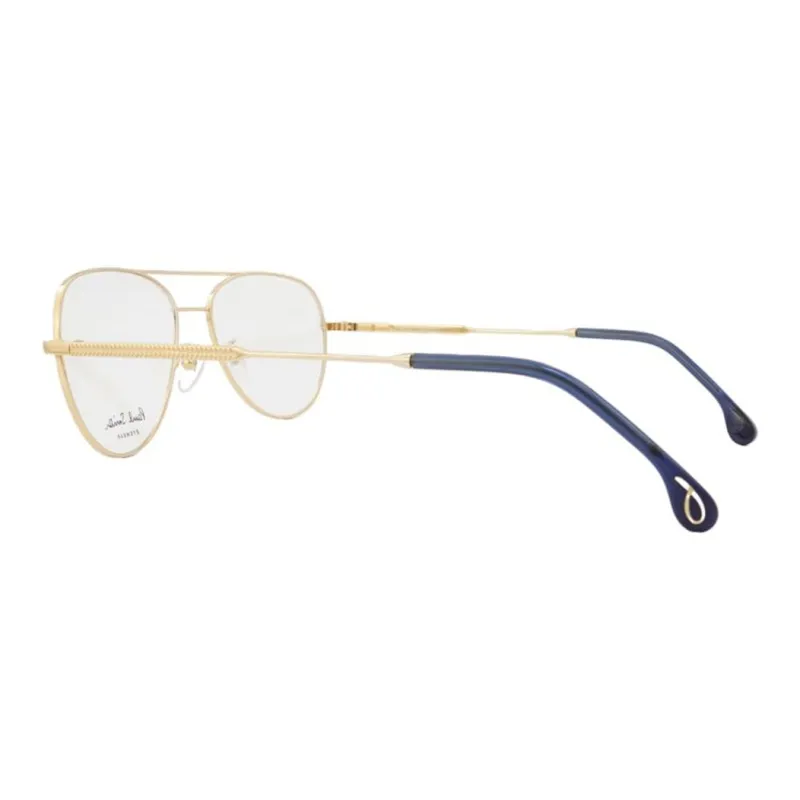 Paul Smith Metal Aviator Eyeglass Frames Unisex Gold-2