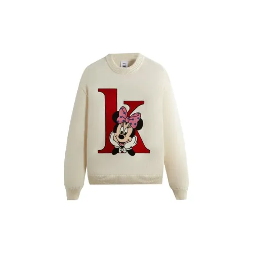 KITH Disney Co-brand Sweaters Unisex Off White