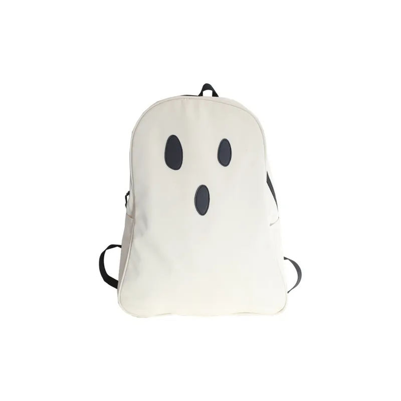 KAKAXI Nylon Backpack Unisex White/Black-5