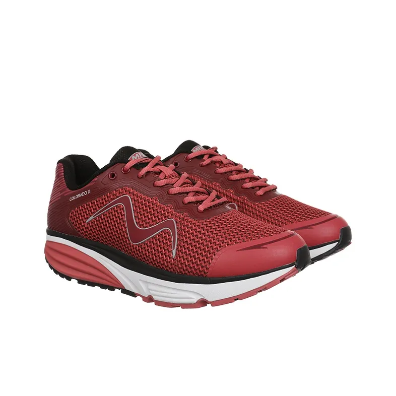 MBT Low Top Outdoor Shoes Women's Red-2
