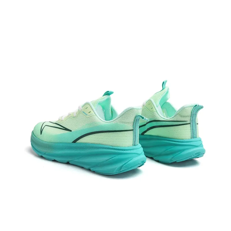 MEIKE Anti Slip Wear Resistant Breathable Lightweight Rebound Low Top Casual Running Shoes Unisex Pea Green-4