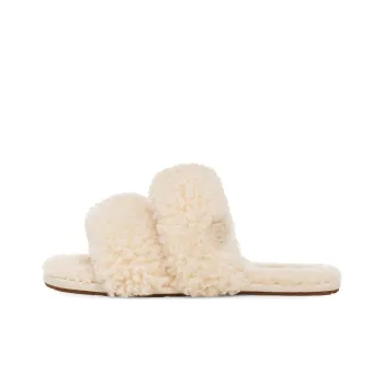 UGG Maxi Curly Scuffetta Slippers 'Cozy Minimalist Beige' Women's