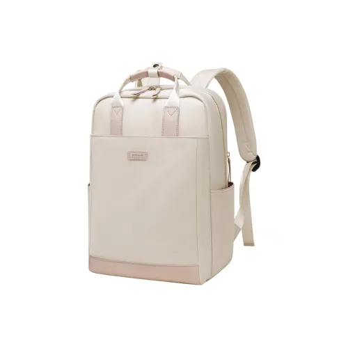 POLO Fabric Women's University Student Backpack Carry Backpack Large Size Women's Multicolor